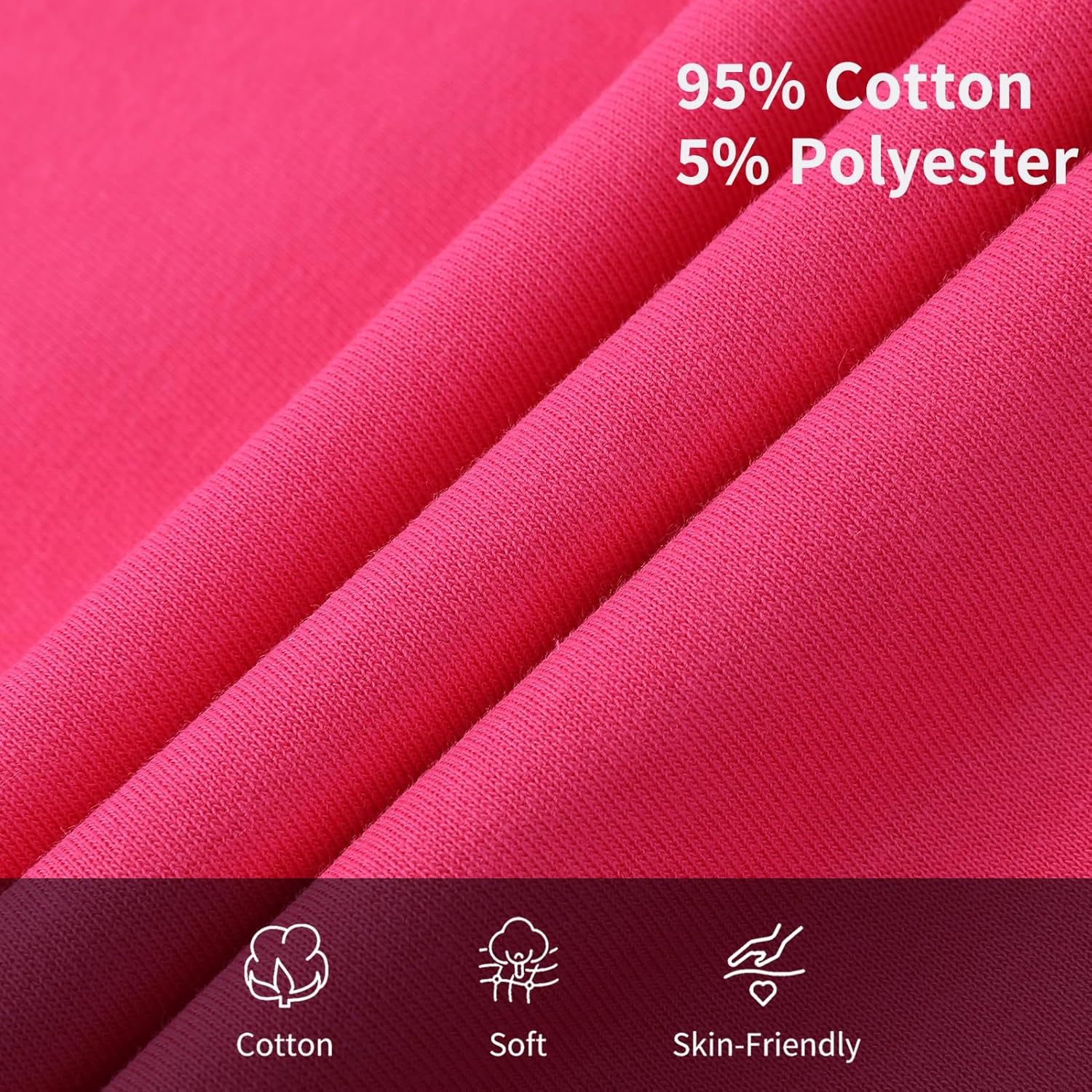 Phedrew 3 Pack Girls Cotton Sweatpants Midweight Kids Toddler Jogger Pants Pull On Pants with Drawstring Pockets(Age 2-14) - Image 2