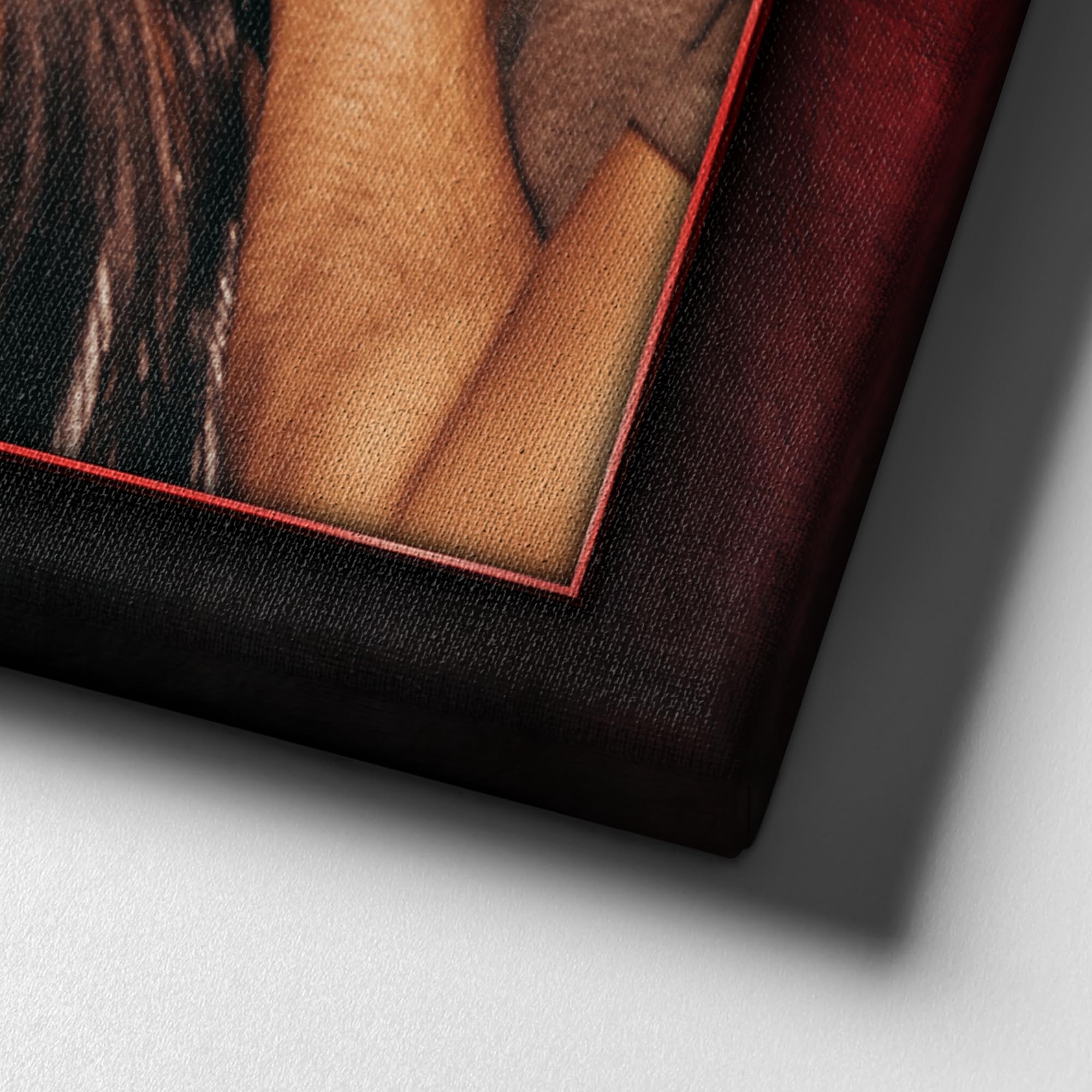 Liebesleinwand Das sind wir Fotoleinwand: Ich Dein, Du mein | Leinwandbildmit Foto, Namen und Datum | Wandbild gestalten | Jahrestag Geschenk für Frau Freundin Mann Freund
