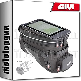 GIVI BORSA SERBATOIO TANKLOCK XS320 + FLANGIA COMPATIBILE CON HONDA XL 700V TRANSALP 2011 11