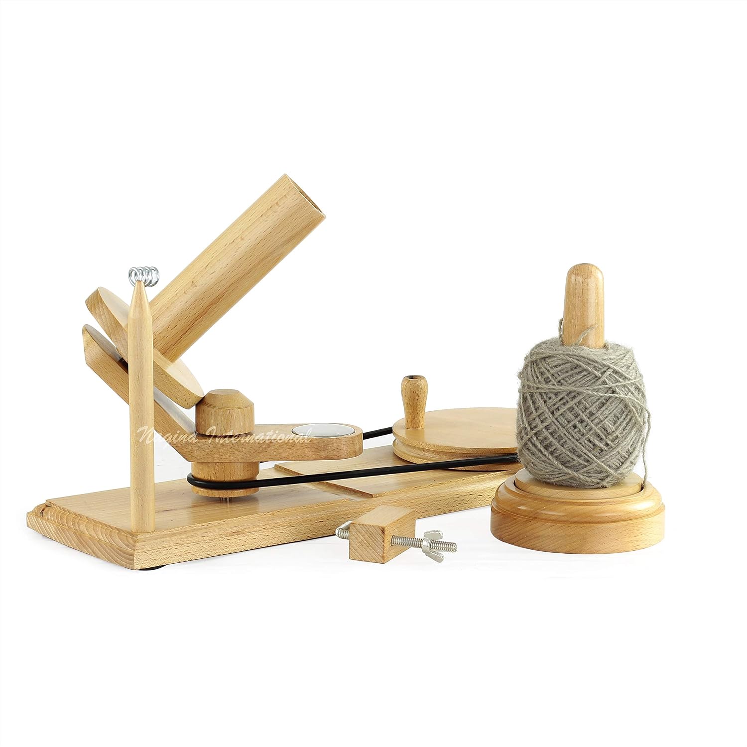 Hand Operated Premium Crafted Knitting & Crochet Ball Winder | Knitter's Gifts Center Pull Ball Winder | Nagina International