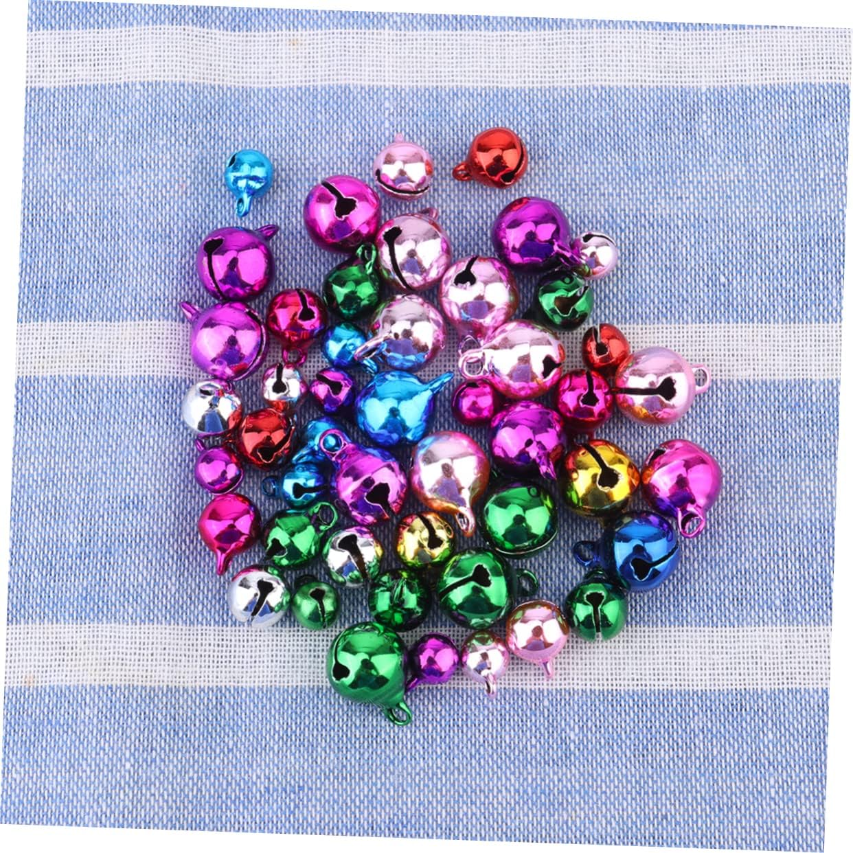 Christmas Jingle Bells Assortment 6mm-10mm Perfect for Decor Crafts Parties