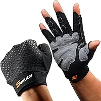 SueStar Workout Gloves for Men & Women: Full Palm Protection, Superior Anti-Slip Grip, Ultra Breathable for Weightlifting & Gym Training