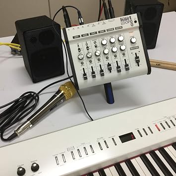 Maker hart Loop Mixer 8 3.5mm / 6.3mm JACK / Bluetooth / Phono EQ Pre-amplify / microphone Compatibility / audio mixer