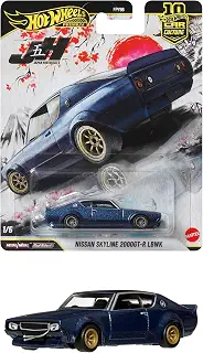 ホットウィール(Hot Wheels) カーカルチャー ジャパンヒストリックス5 日産 スカイライン 2000GT-R LBWK 乗り物おもちゃ ミニカー 3歳から ブルー JKF11