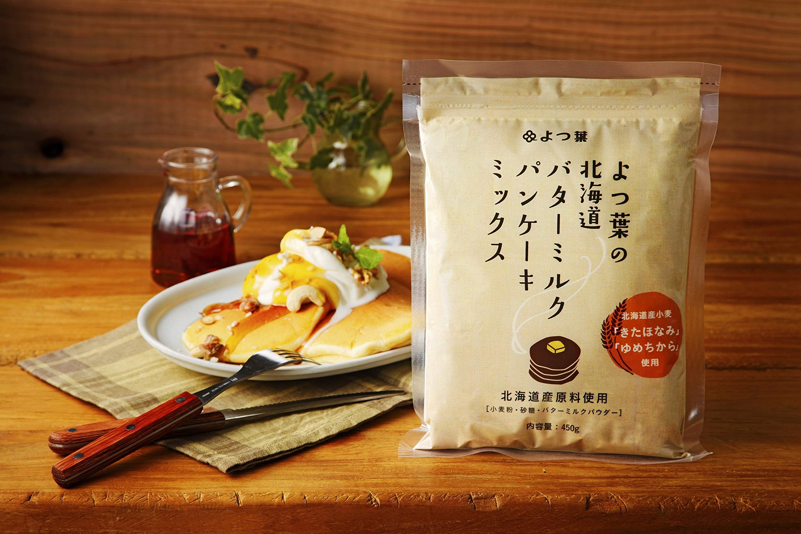 Amazon | よつ葉乳業 よつ葉の北海道バターミルクパンケーキミックス 