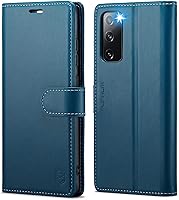 Vista 11 de Funda tipo cartera para Samsung Galaxy S20 FE 5G, bloqueo RFID, tarjetero de crédito, de piel sintética, función atril, funda protectora a prueba