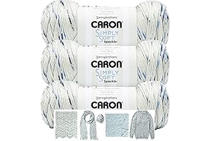 Caron Simple Soft Speckle Yarn: Vibrant Color for Eye-Catching Crochet Creations