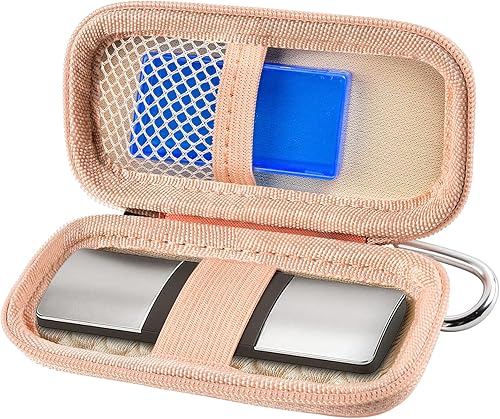 Funda para monitor cardíaco compatible con AliveCor Kardia Mobile ECGpara KardiaMobile 6L para dispositivos Apple y Android, solo funda (rosa)