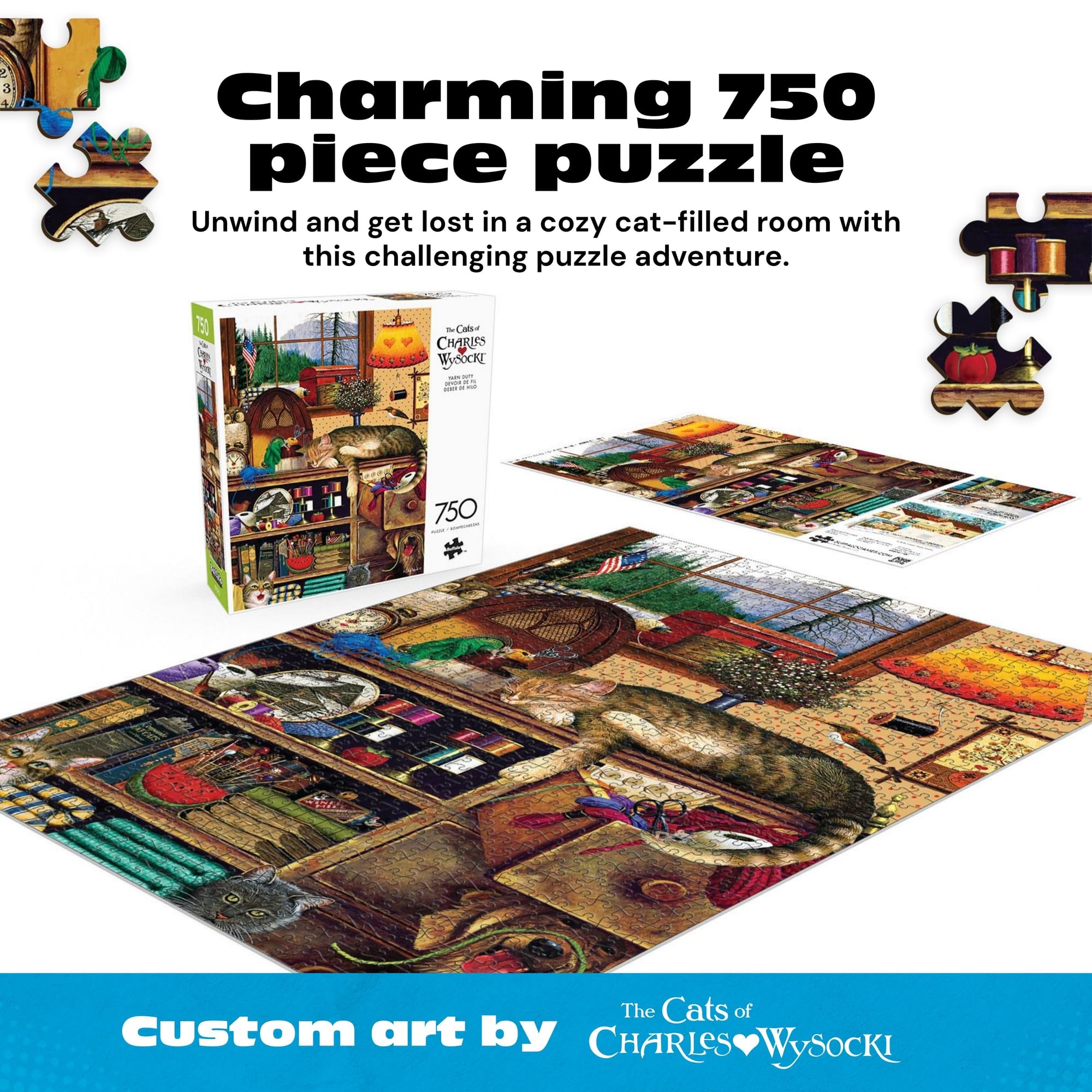 Amazon.com: Buffalo Games 750-Piece Jigsaw Puzzle - Poster 24 x 18