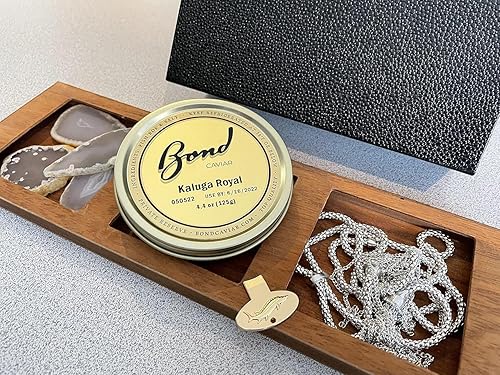 Miniatura 2 de Kaluga Caviar, huevos de caviar negro para Blinis  Delicia de caviar de pescado  Experiencia de comida de caviar Beluga premium, Huevos de pescado