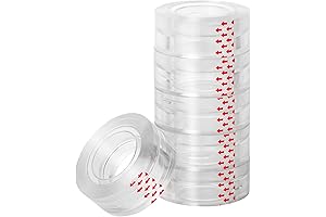 Mr. Pen Gift Wrapping Tape, 6 Pack Roll Clear Invisible Tape for Gift Wrapping Supplies