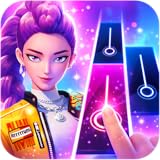 Kpop ピアノ タイル: マジック 音 ゲー & ピアノ 曲 ビート