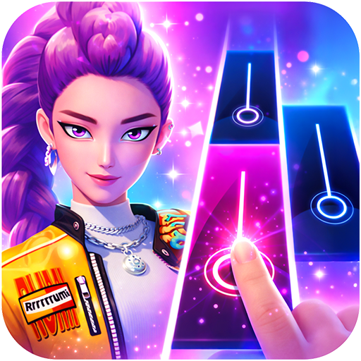 Kpop ピアノ タイル: マジック 音 ゲー & ピアノ 曲 ビート