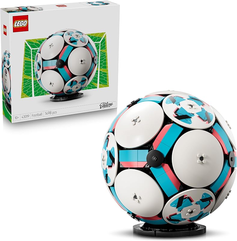 LEGO Editions Fußball Spielzeug - 3D Modellbau mit interaktivem Miniaturstadion - Geburtstagsgeschenk für Jungen & Mädchen ab 10 Jahren oder Geschenk zum Vatertag - 43019