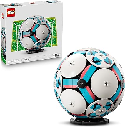 LEGO Editions Pallone da Calcio Giocattolo - Kit di Modellismo 3D con Mini-Stadio Interattivo - Regalo di Compleanno per Bambini e Bambine da 10 Anni in su e per Adulti Amanti dello Sport - 43019