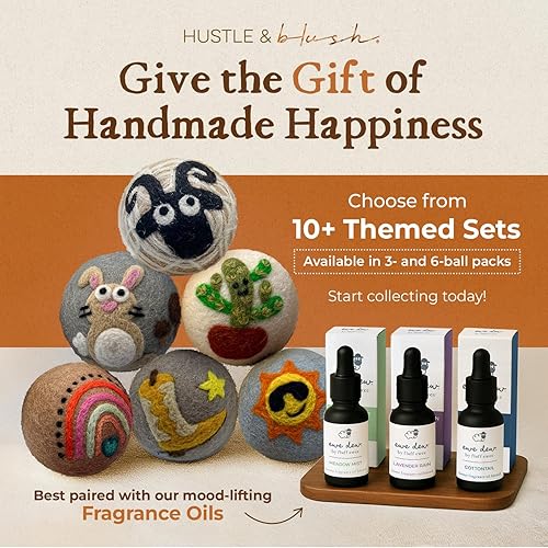 Miniatura 6 de Fluff Ewes - Bolas de lana reutilizables de alta calidad hechas a mano de Nueva Zelanda para lavandería, bebé, alternativa antiestática al