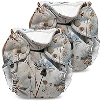 Vista 19 de Kanga Care Lil Joey - Pañal de tela (2 unidades) Diente de león