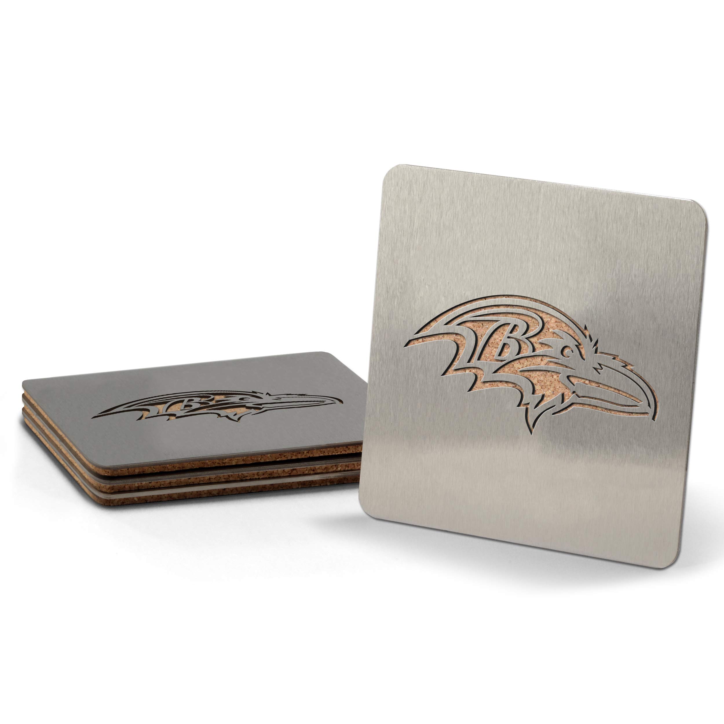 NFL Sportula Products Boasters Stainless Steel Coasters