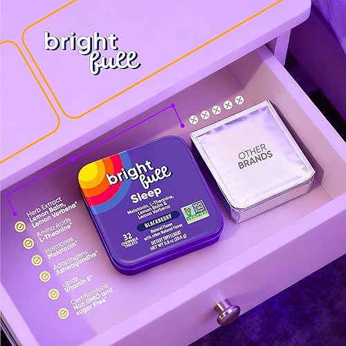 Miniatura 3 de Suplemento natural para dormir con melatonina, ashwagandha, bálsamo de limón y L-teanina, apoyo para dormir sin medicamentos, sueño reparador,