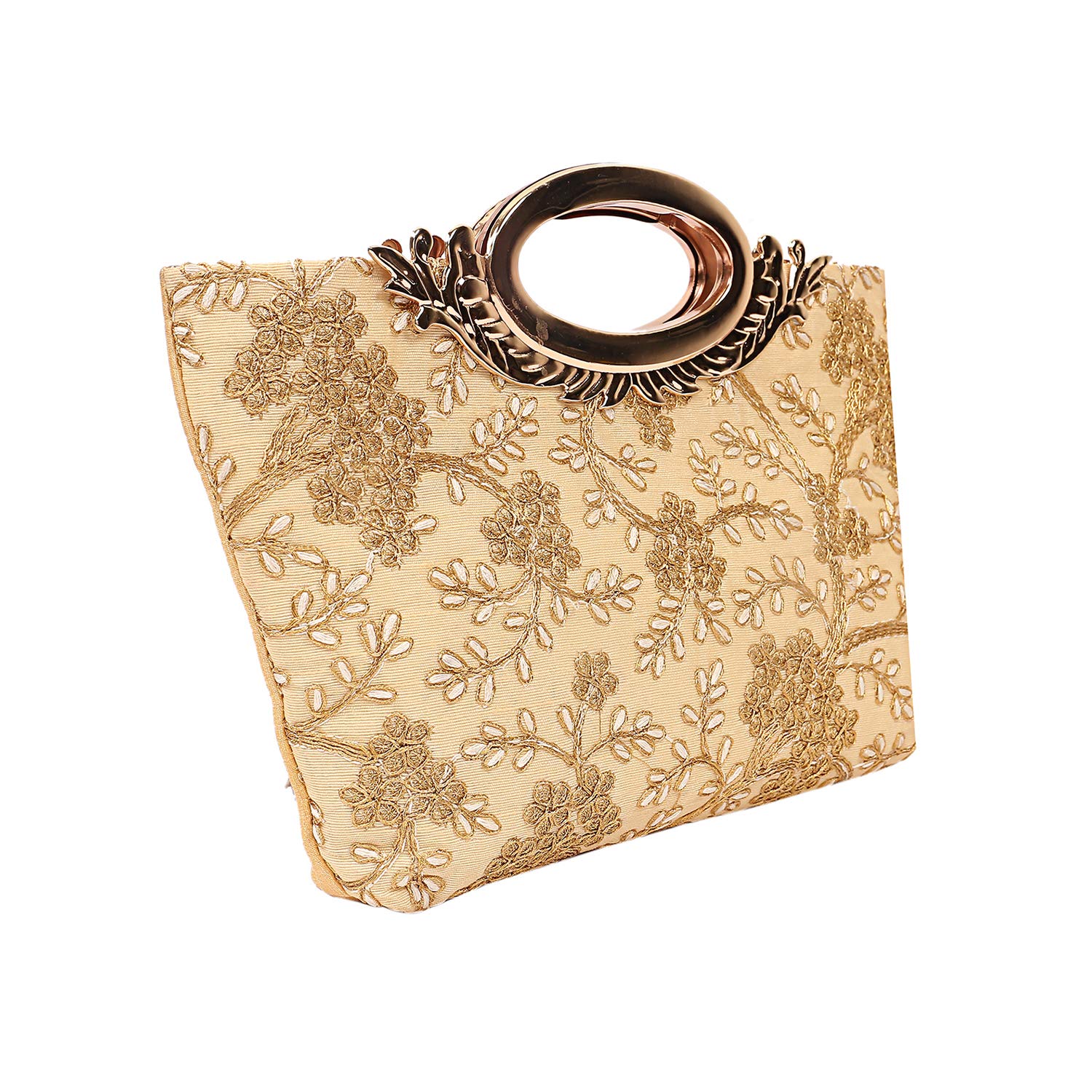 Kuber Industries Silk Clutch Ladies Handbag (Cream) -CTKTC8790 (B07SPLK6VR) Amazon Price History, Amazon Price Tracker