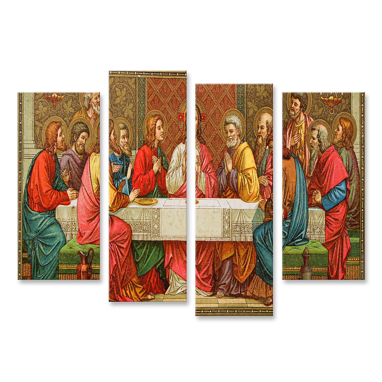 Tableau sur toile Dernier Supper islandburner chef-d'œuvre mural