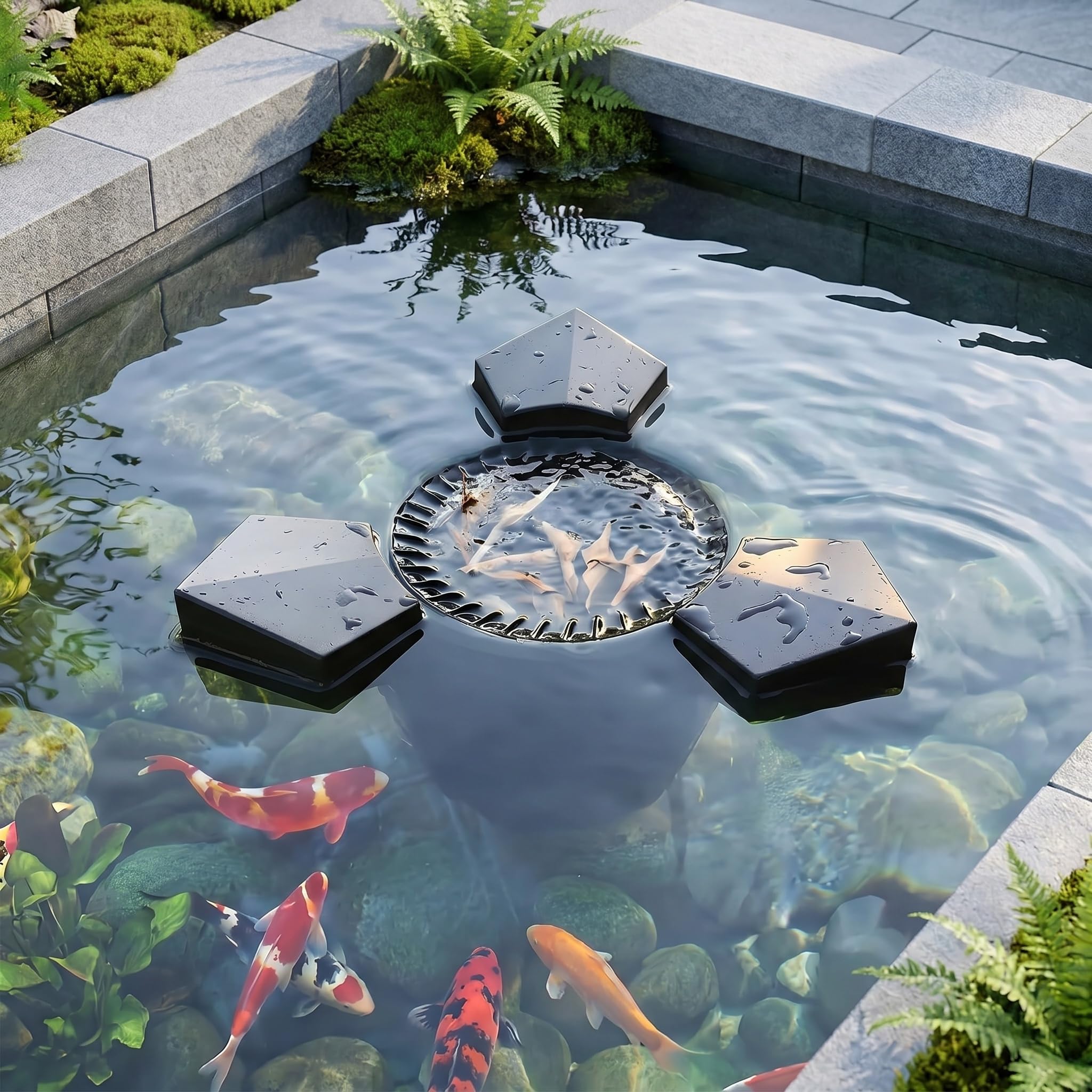 Skimmer automatico per piscine, efficiente detergente per superfici per laghetti e giardini, estrattore di detriti da 70 W per una facile manutenzione della piscina, design galleggiante