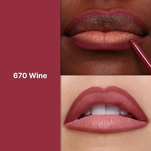 Miniatura 2 de Revlon - Lápiz labial para maquillaje facial Colorstay con sacapuntas integrado, colores de labios ricos de larga duración, aplicación suave, vino