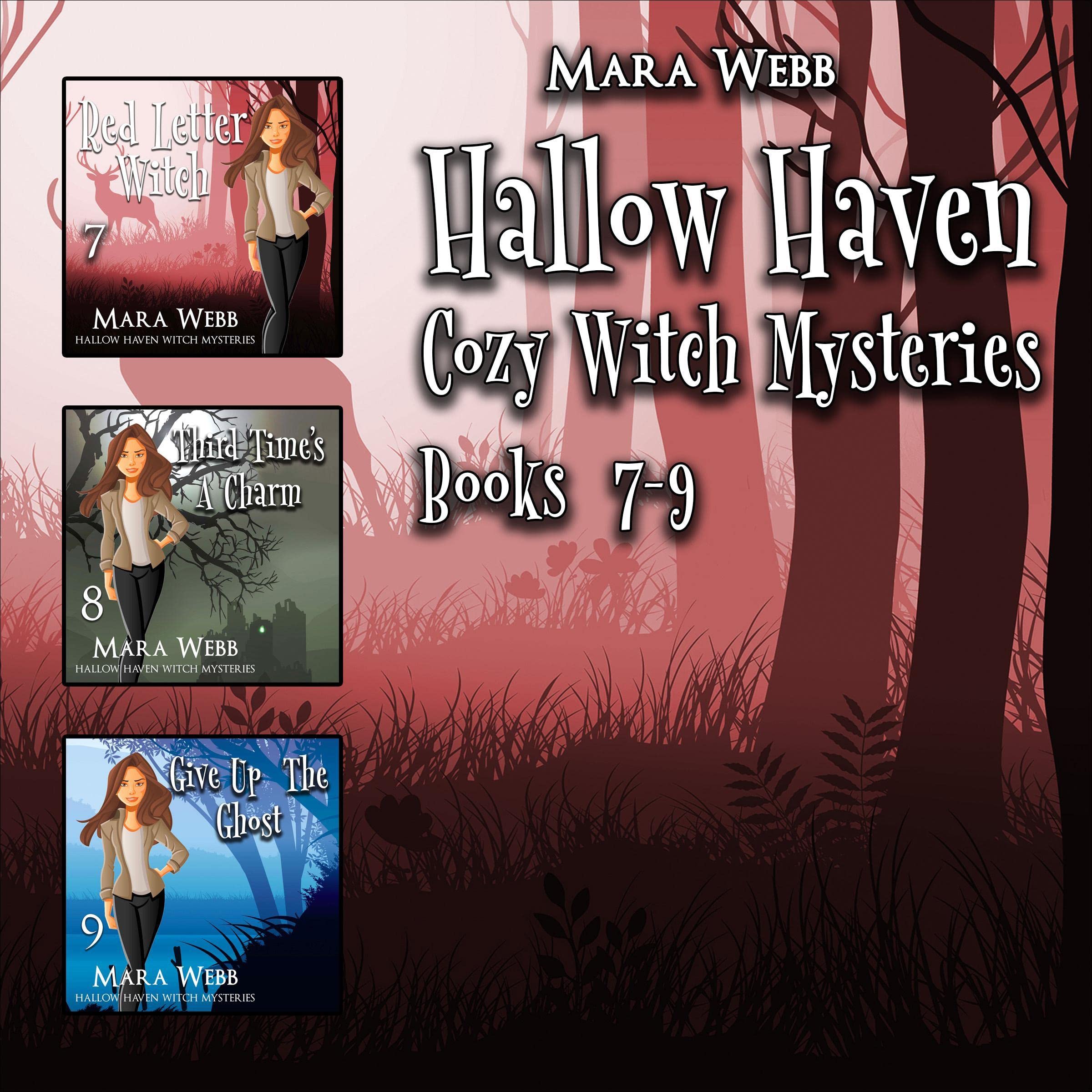 Cover art for Hallow Haven Cozy Mysteries Bundle, Books 7-9