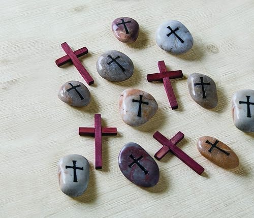 Miniatura 4 de Cruces de madera en miniatura, juego de 12 unidades, mide 3 pulgadas, escuela dominical, recaudación de fondos de iglesia, recuerdos, bautizos,