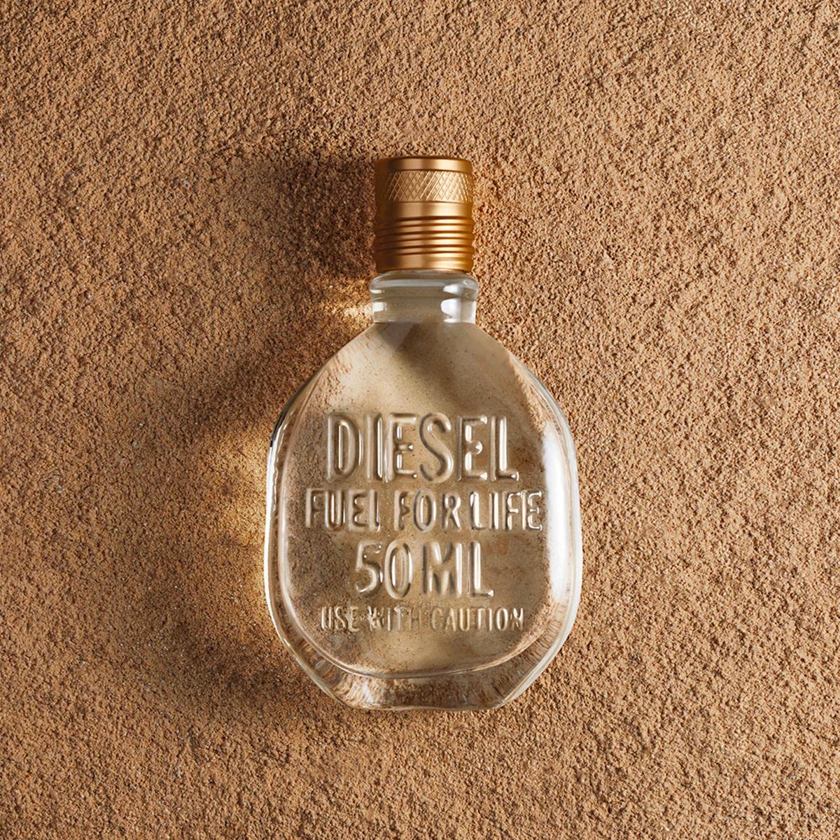 DIESEL Fuel For Life - Eau De Toilette Homme - Boisé - Badiane, Lavande & Héliotrope - Tenue Longue Durée - Spray Vaporisateur