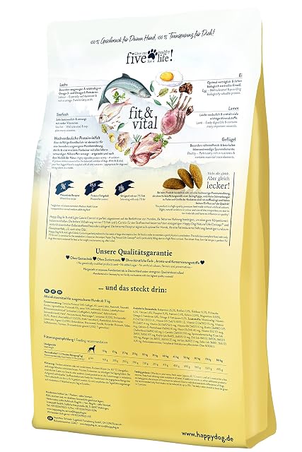 Foto 4 de 5 de Happy Dog Fit & Well Light Calorie Control Comida para Perros - 1000 gr