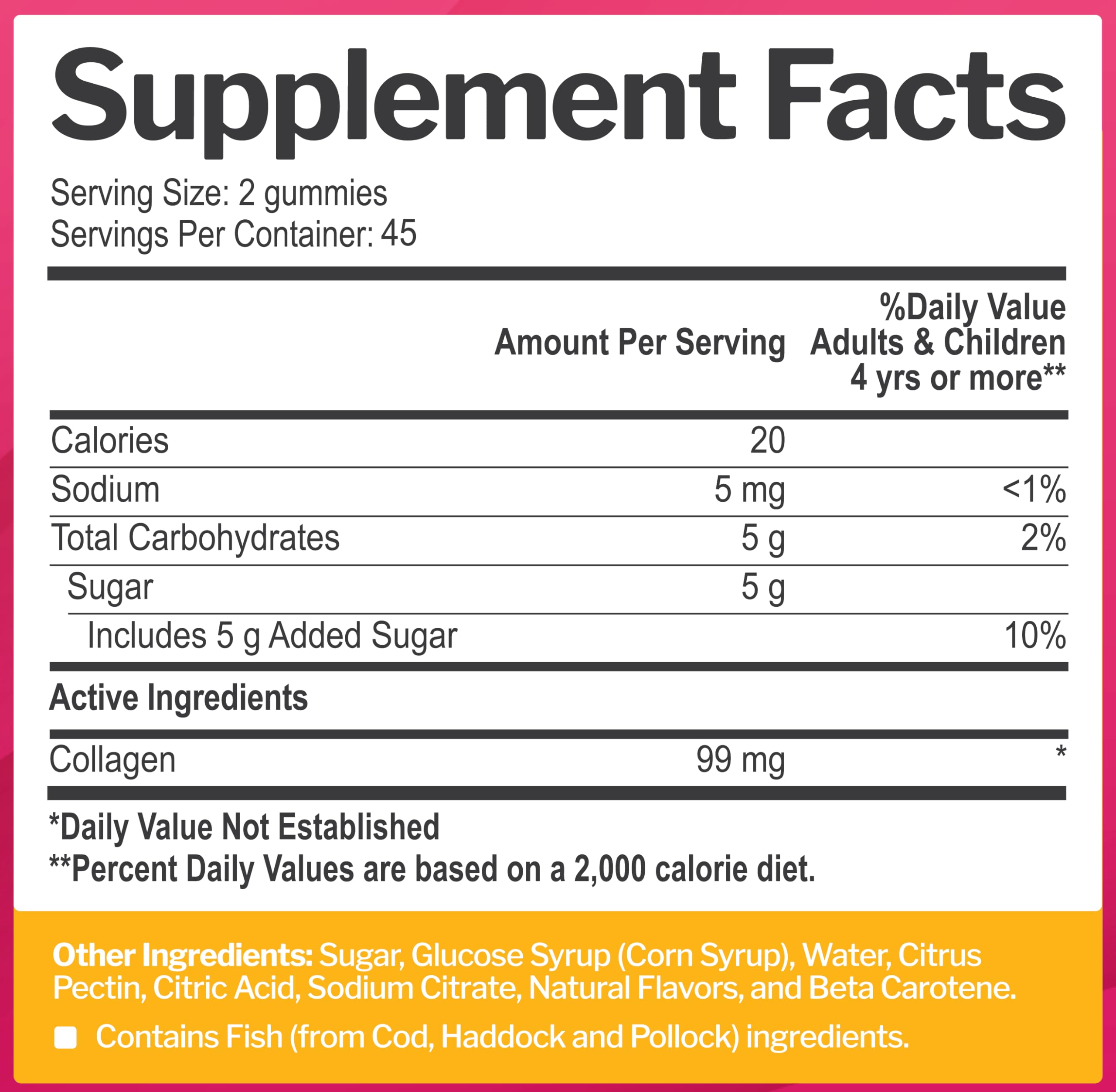 Collagen Gummies for Women & Men - Tropical Flavor (90 Count) — Amazon image 7