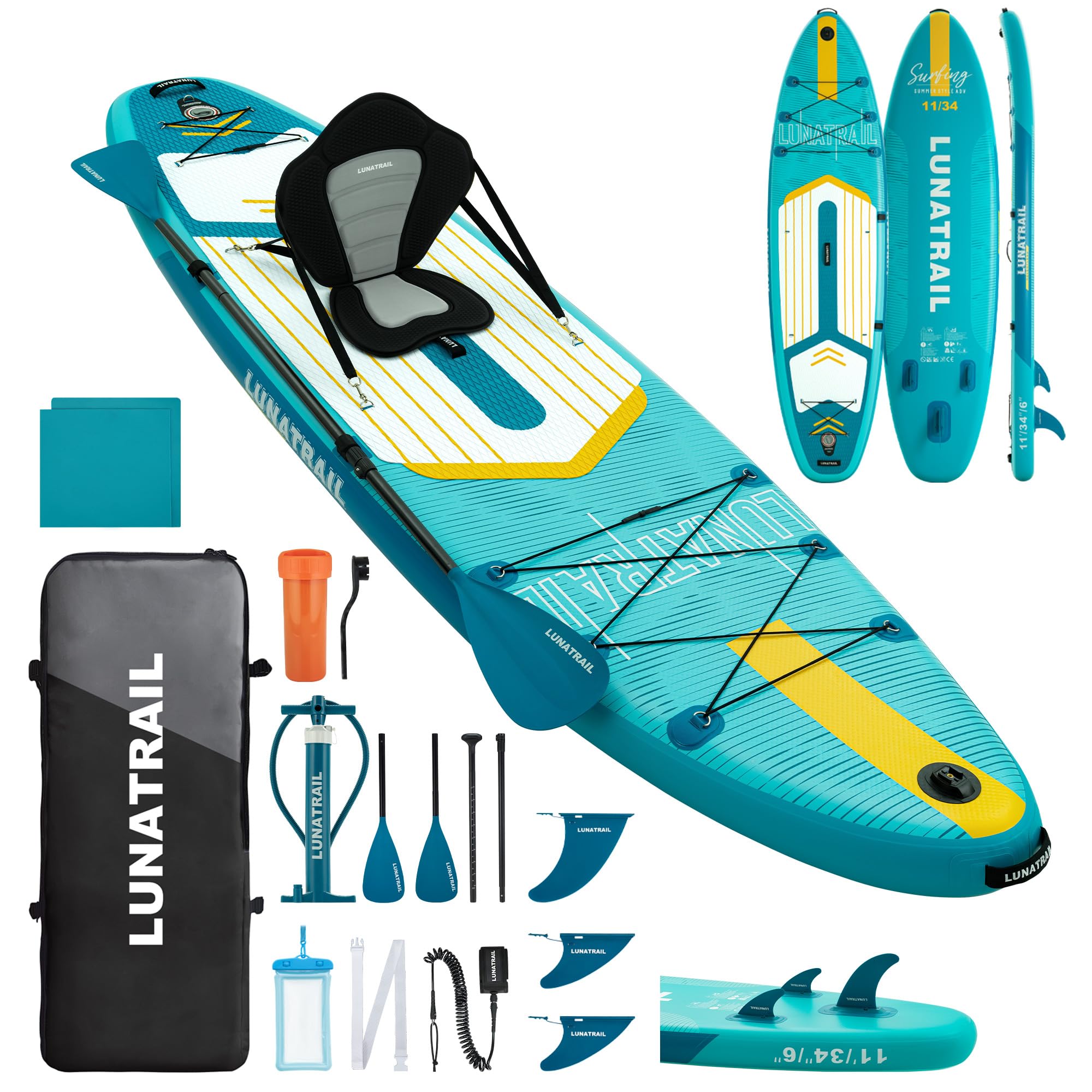 LunaTrail 11 Foot Paddle Board