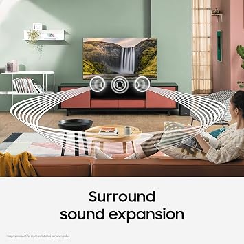 Samsung HW-B450/XL 2.1 Channel Dolby Digital Soundbar, Bluetooth (Powerful Bass, Black)