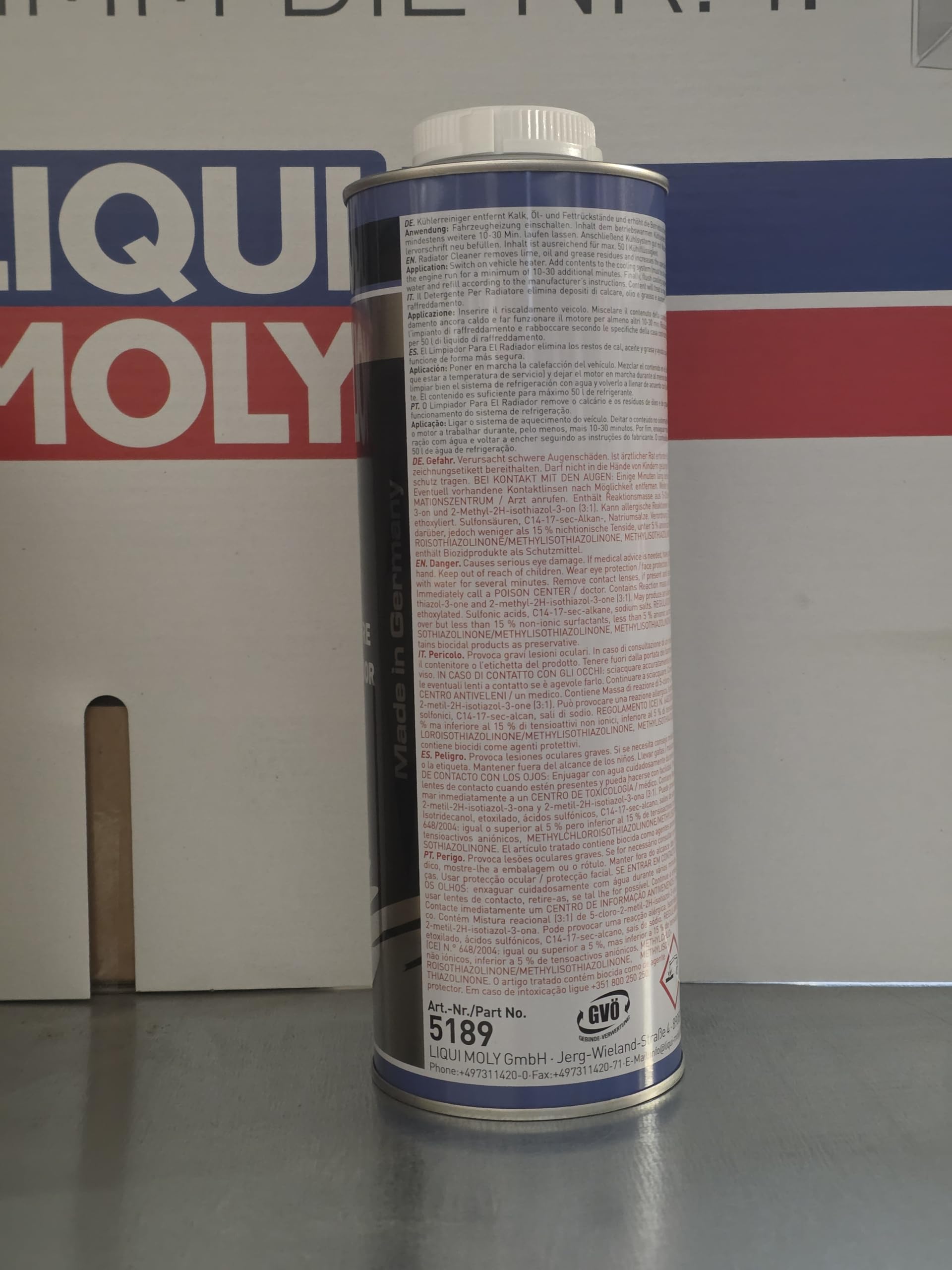 3 x Liqui Moly 5189 pro Line Radiatore Pulizia Sistema di Raffreddamento Additiv 1L
