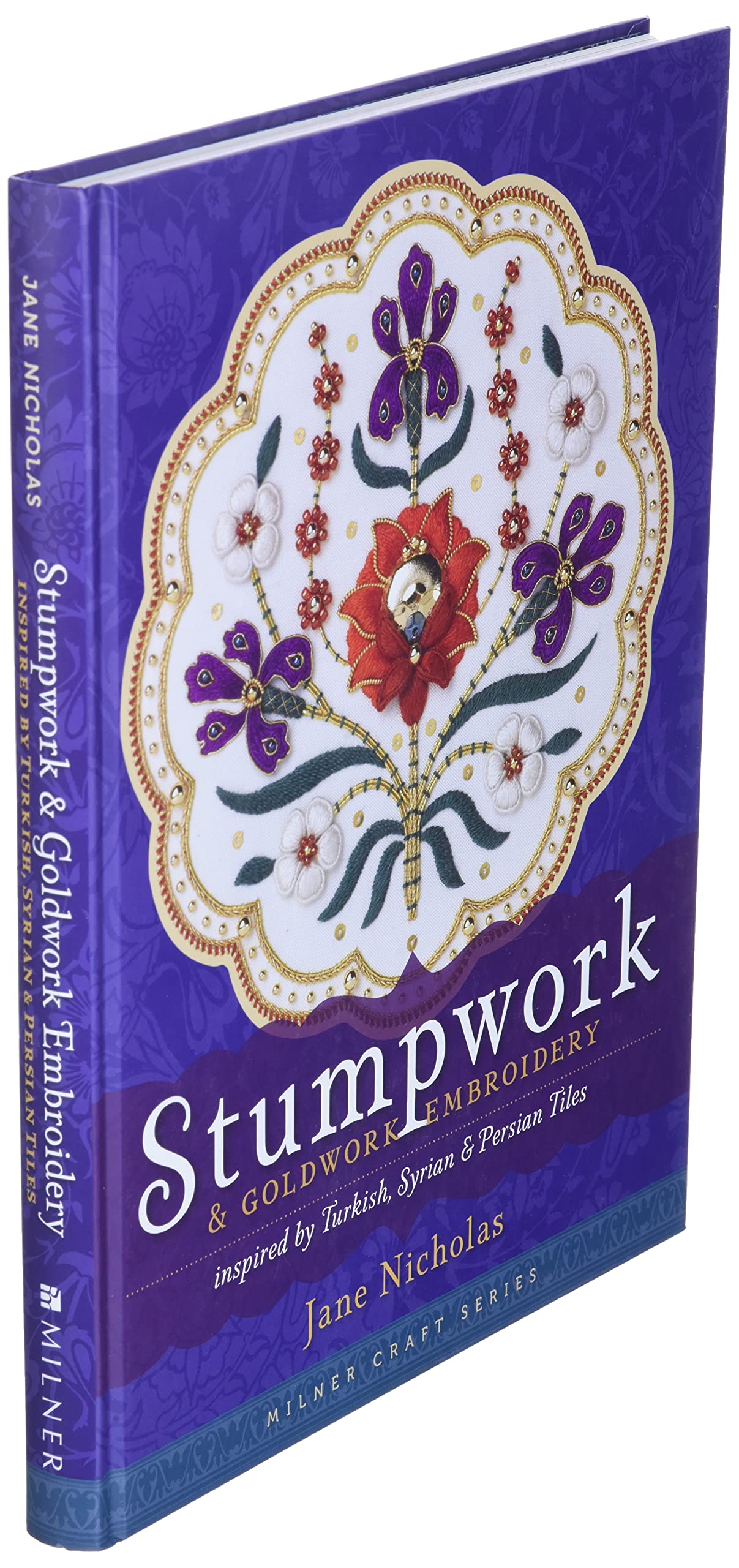 Stumpwork & Goldwork Embroidery Inspired by Turkish, Syrian & Persian Tiles (Milner Craft Series) - Image 3