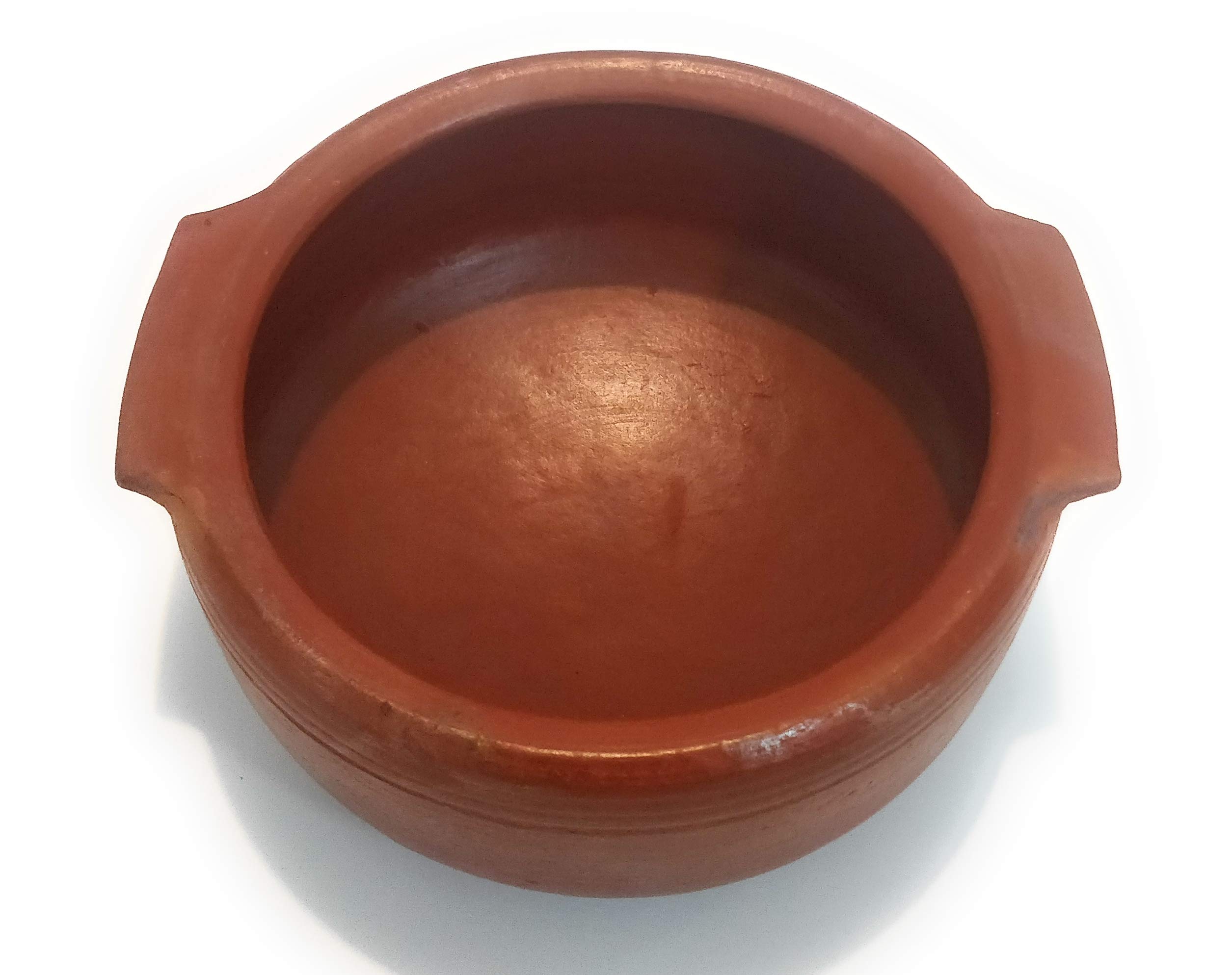 Buy ON Natural Clay PreSeasoned Cooking Pot/Kadhai/Chatti/Handi with