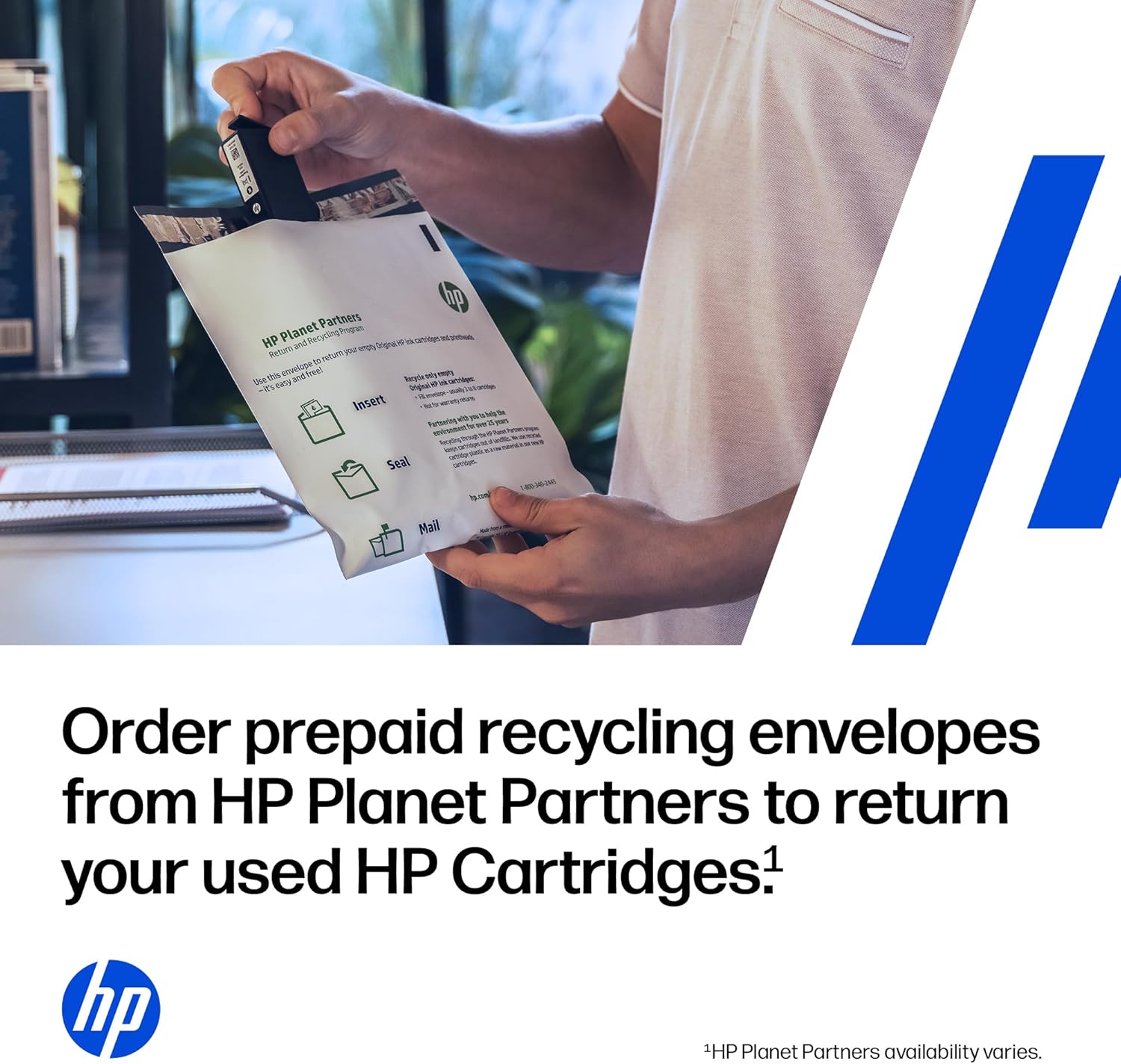 HP 63 65 Tri-Color Ink Cartridge | Works AMP; DeskJet 1100, 2100, 2600, 3600; Envy 4500, 5000; OfficeJet 3800, 4600, 5200 Series | B7RT2AN