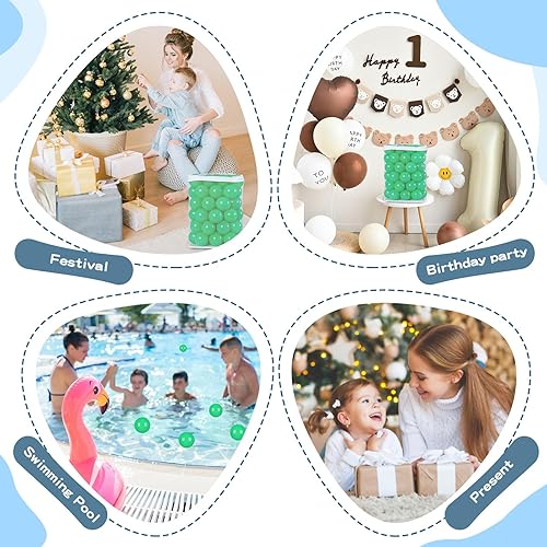 Miniatura 4 de STARBOLO Ball Pit Balls for Toddlers, Girls, Boys Ball Pit, BPA Free Crush Proof Plastic Toy Balls, Children's Pool Water Toys, Macaron Ocean Balls