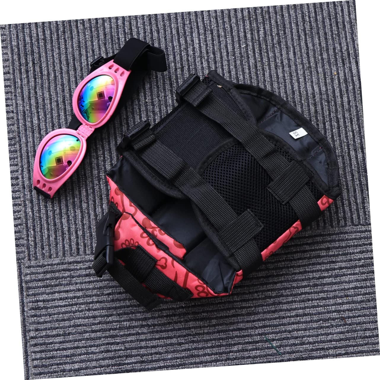 SUPVOX Lot De 3 Paires De De Sécurité pour Chien Confortables Respirants À Dégagement Rapide Taille XS Couleur Aléatoire
