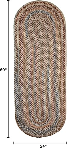 Miniatura 175 de Tapete reversible de lana, texturizado, grueso, trenzado. , Lana, Azul (Blue Dragon) Roca Negra,Azul (Blue Dragon),Mezcla azul y verde,Rojo