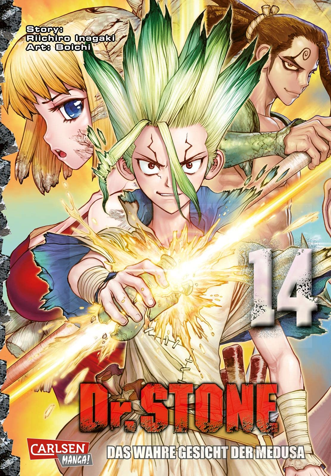 Dr. Stone 14: Verrückte Abenteuer, Action und Wissenschaft!