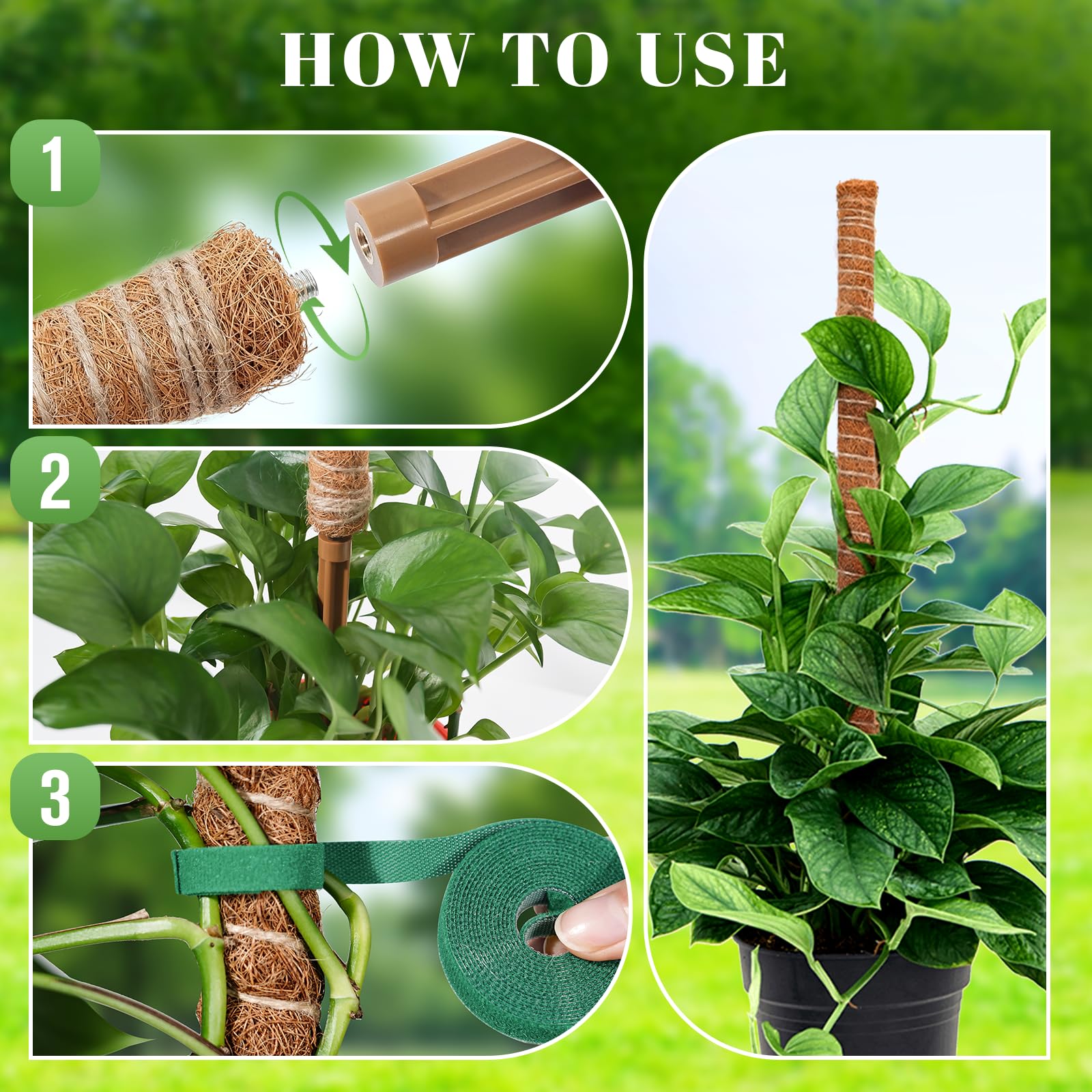 良品 MOSS STICK PT58 Amazon.com : TLAZZ 54 Inch Moss Pole, 3 Pack 16 Inch Moss Poles