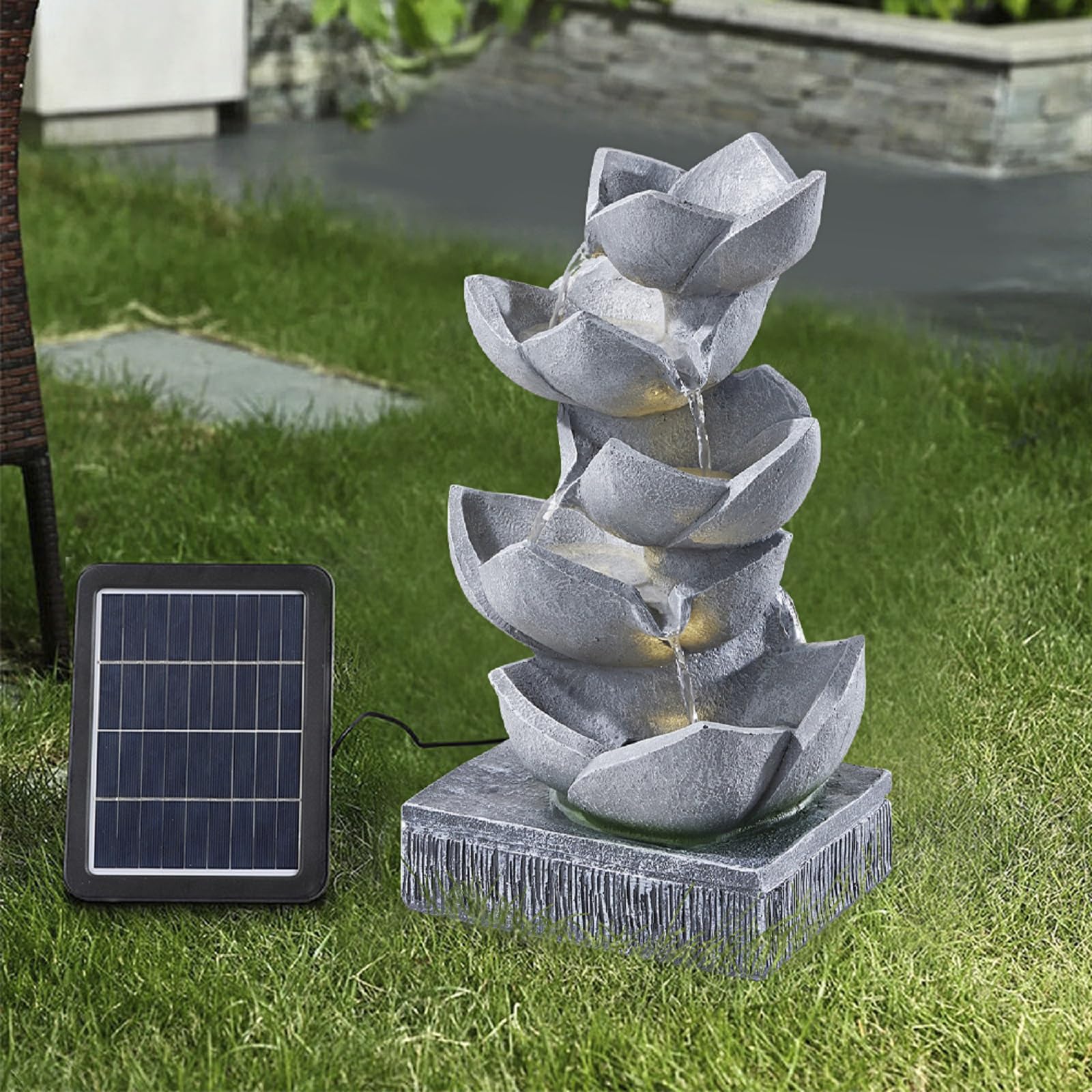 BTGGG Solar Powered Water Feature