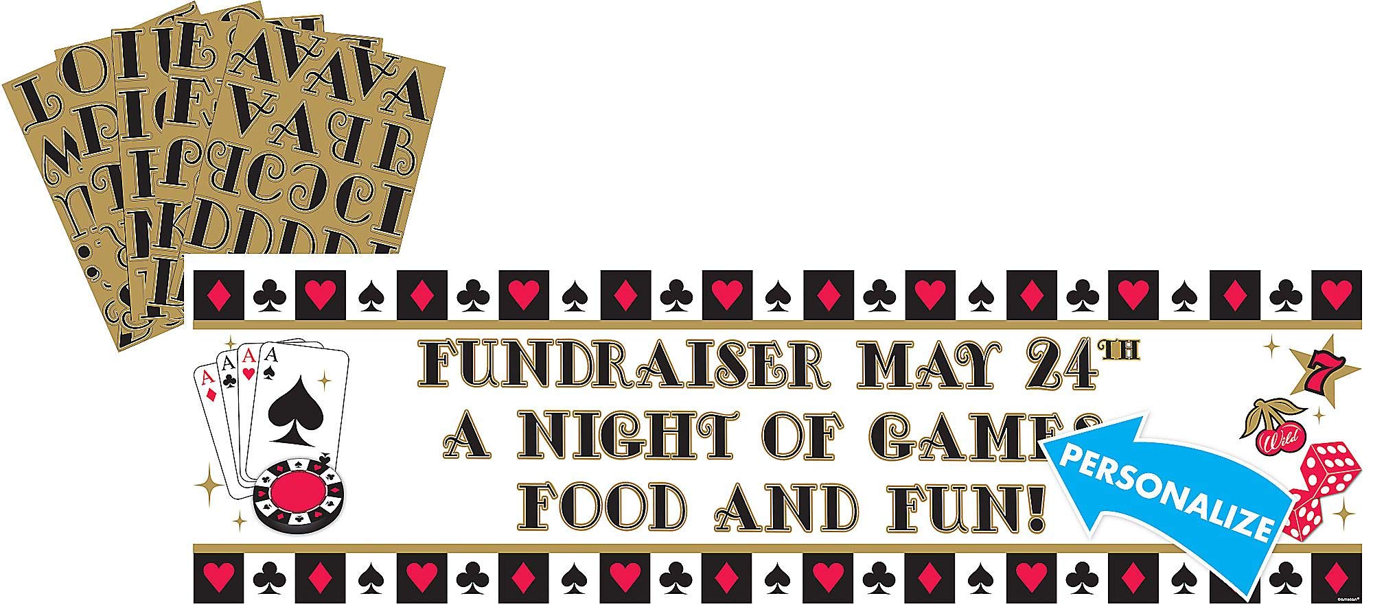 Roll The Dice Personalized Giant Banner Sign - 65