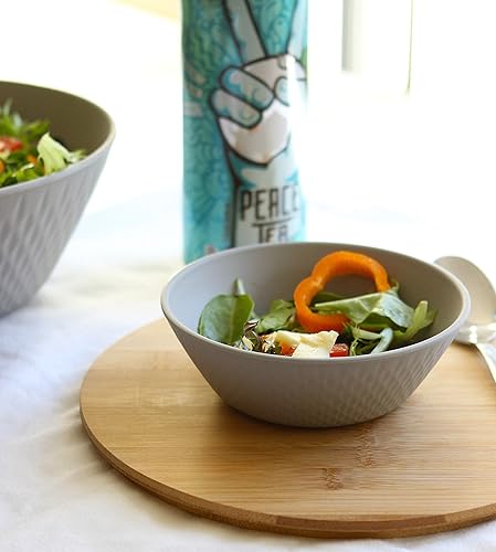 Miniatura 4 de Natura Green- Ensaladera grande de bambú con 4 cuencos y utensilios para servir