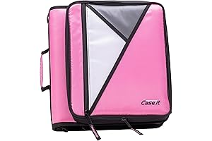 Case-it Zipper Binder with Laptop Pocket: Universal Storage for Work, School, and Travel