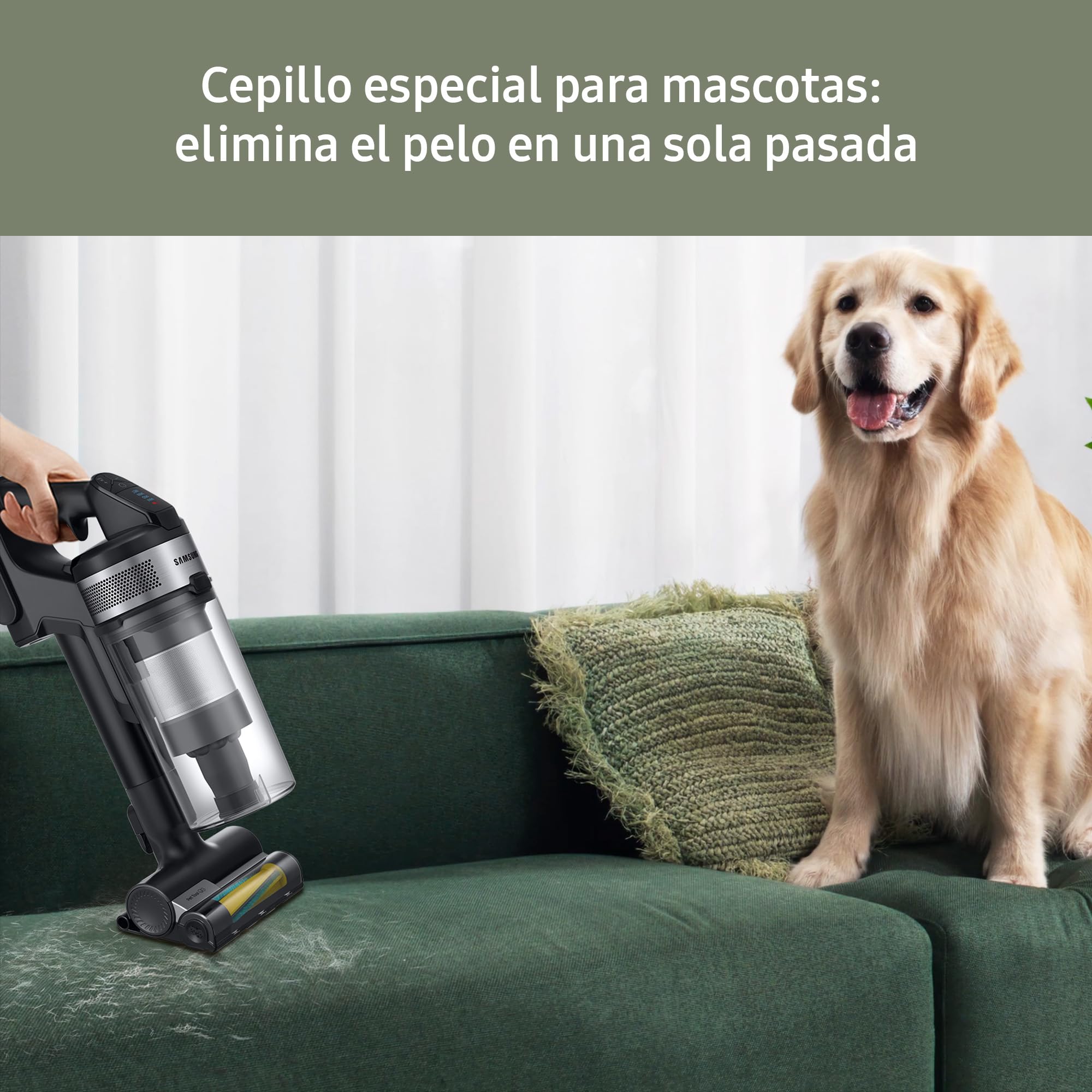 Samsung Cable Jet 75E VS20B75AGR5/WA Aspirateur pour Animaux de Compagnie avec Brosse 200 W