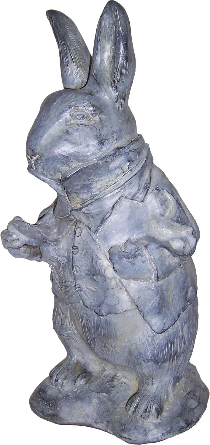 Alice in Wonderland Mini Rabbit Statue Patio, Lawn & Garden