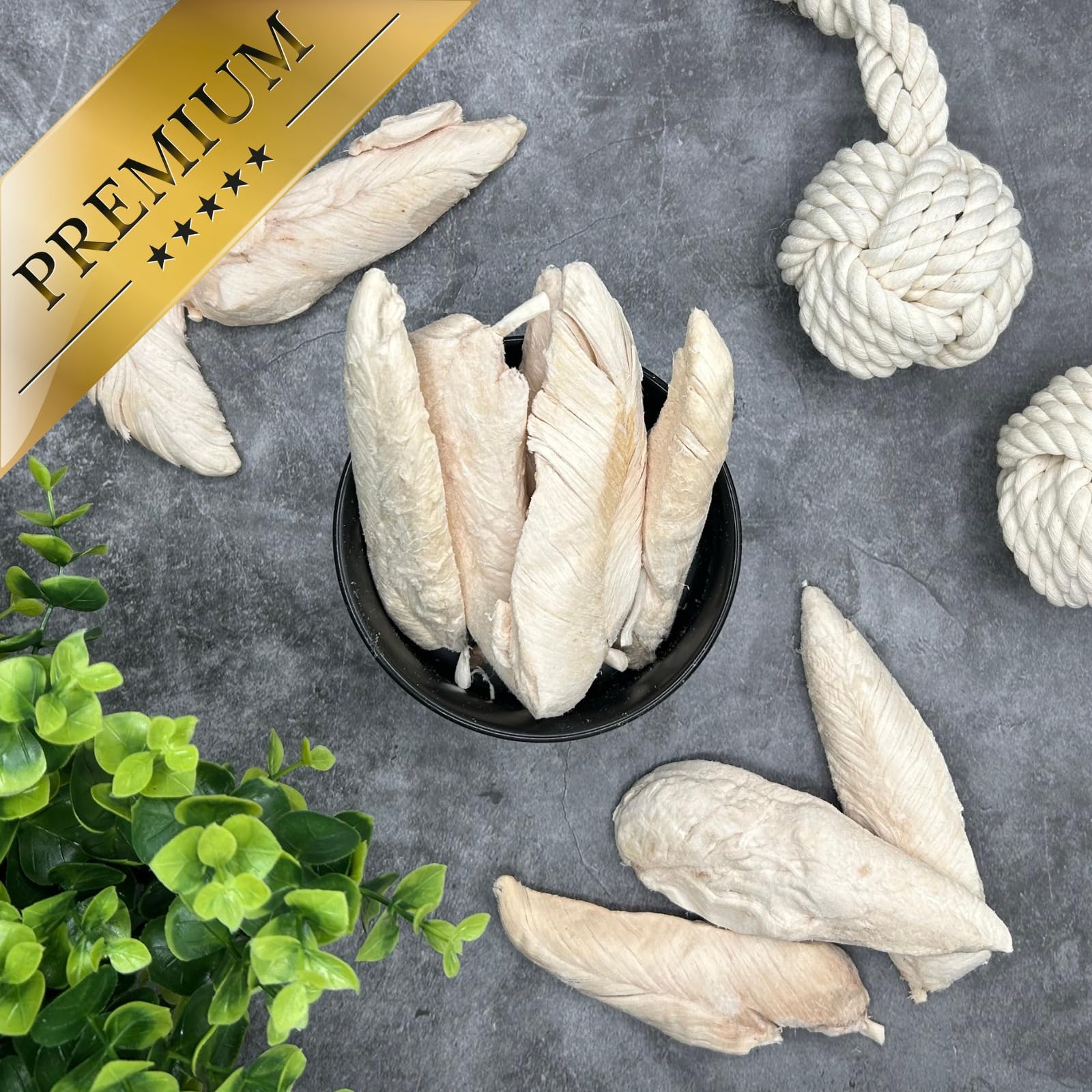 Lyra Pet® 5 kg (25x200 g) Hühnerbrust gefriergetrocknet - Snack für Hunde | Hundeleckerli vom Huhn - Idealer Belohnungs-/Trainingssnack - Hundefutter auch für Welpen & Senioren - Proteinreich & fettarm